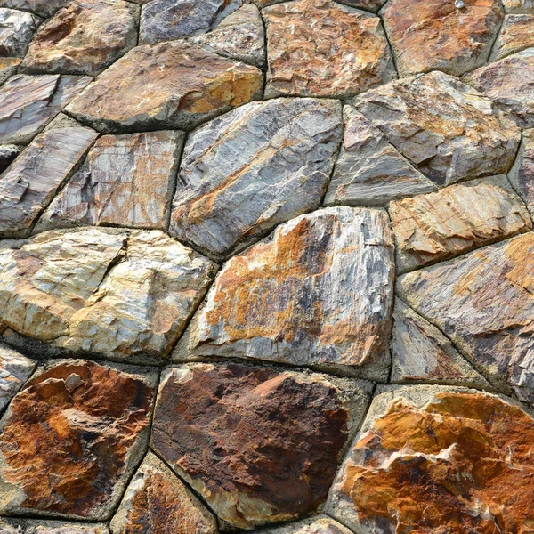 Brązowy Kamień Ściany Tekstury Tła — Zdjęcie stockowe
