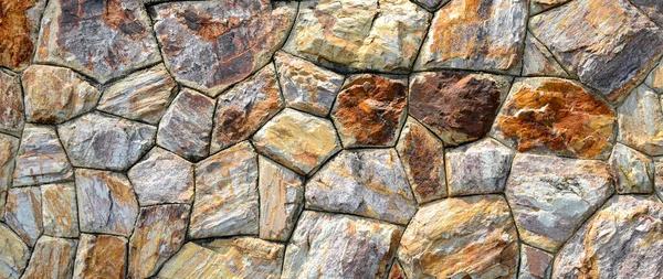 Brown Stone Wall Texture Background — Stock Photo, Image