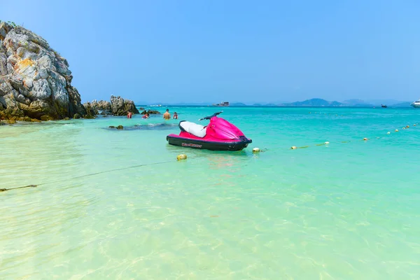 Phang Nga Thailandia Marzo Magenta Jet Ski Sulla Spiaggia Del — Foto Stock