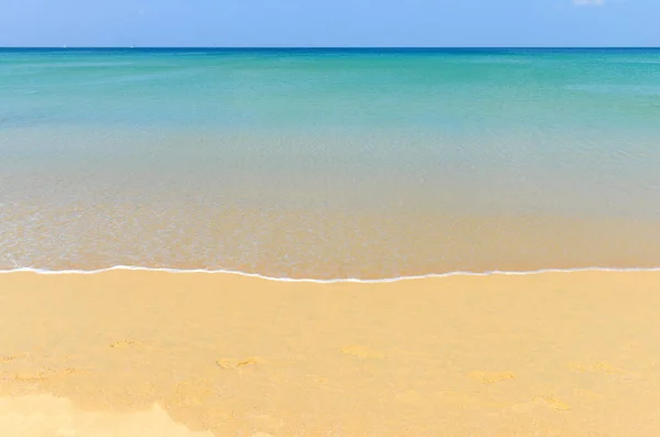 Scena Della Natura Spiaggia Tropicale Cielo Blu Nella Spiaggia Karon — Foto Stock