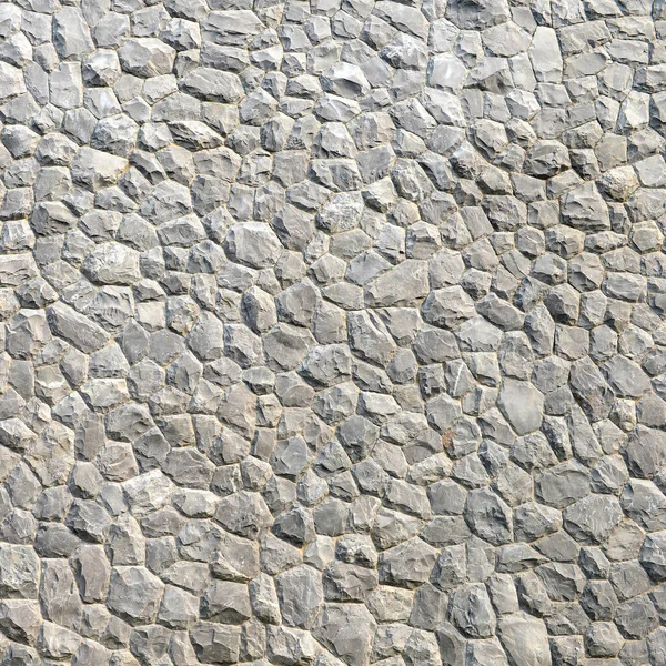 Grijze Stenen Muur Textuur Achtergrond — Stockfoto