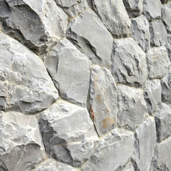Šedý Kámen Zeď Textura Pozadí — Stock fotografie