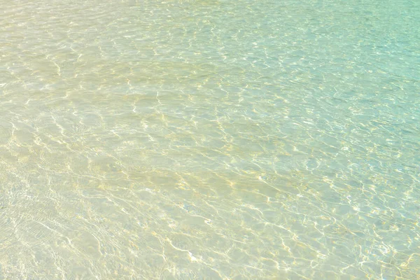 Piscina Agua Azul Con Efecto Reflexión Ola Luz Solar — Foto de Stock