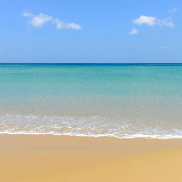 Scena Della Natura Spiaggia Tropicale Cielo Blu Nella Spiaggia Karon — Foto Stock
