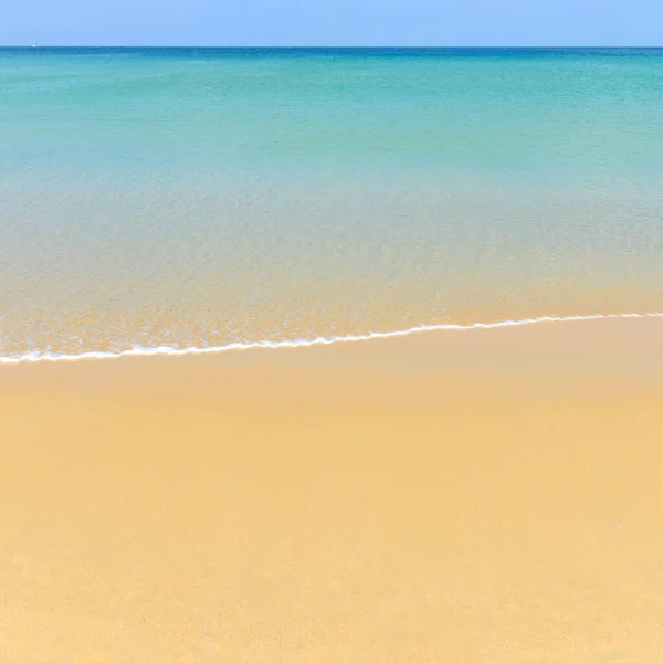 Scena Della Natura Spiaggia Tropicale Cielo Blu Nella Spiaggia Karon — Foto Stock