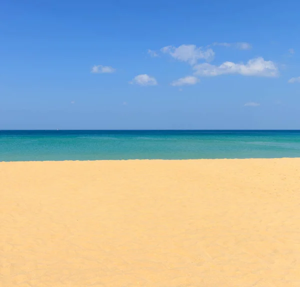 Scena Della Natura Spiaggia Tropicale Cielo Blu Nella Spiaggia Karon — Foto Stock