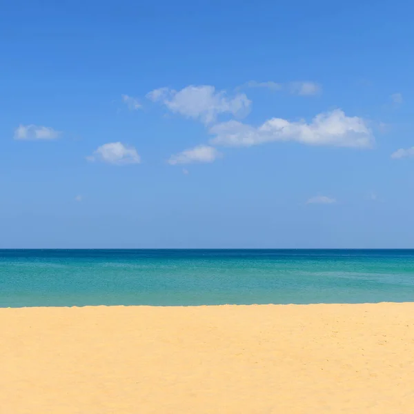 Scena Della Natura Spiaggia Tropicale Cielo Blu Nella Spiaggia Karon — Foto Stock