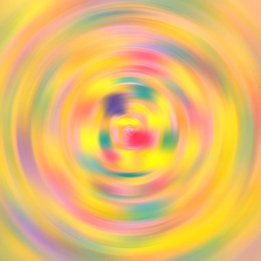 Soyut çember bulanık arkaplan, sarı ton.