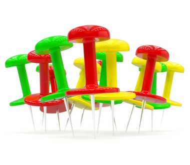 Beyaz arka planda, meseleye bir grup alan derinliği ile yakın çekim