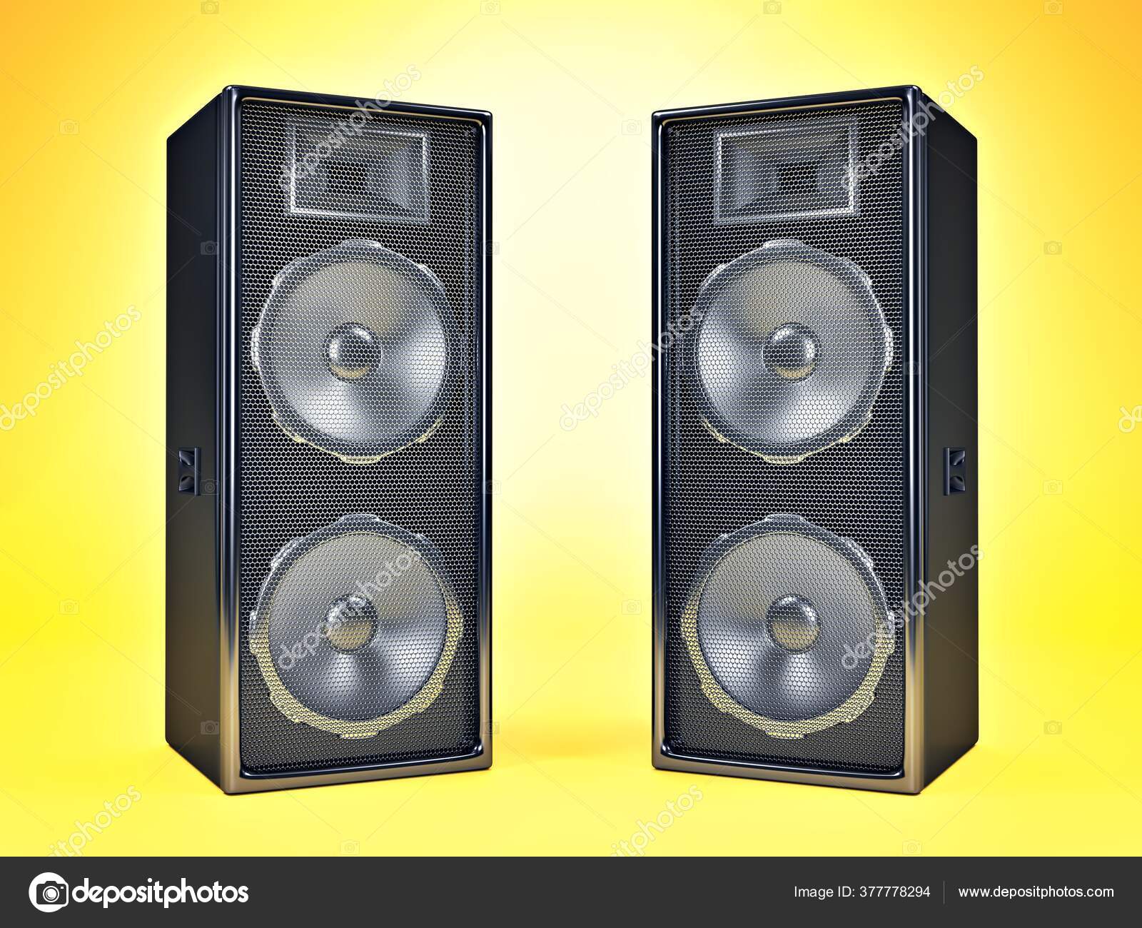 sound system big speakers