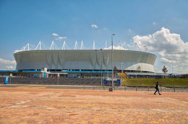 Rusya. Rostov-on-Don. Futbol stadyumu 