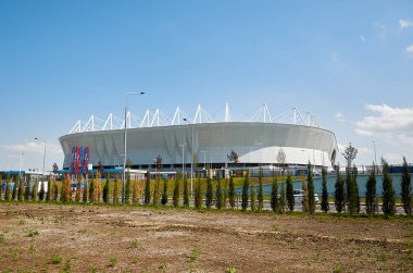 Rusya. Rostov-on-Don. Futbol stadyumu 