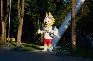 Rusya. Rostov-on-Don. Simge FIFA Rostov-on-Don 