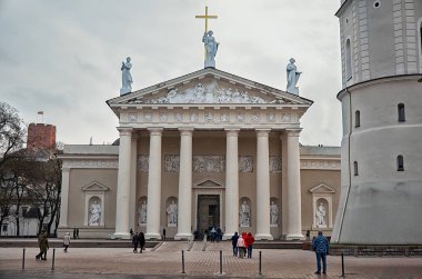 Litvanya. Vilnius. St Stanislaus Vilnius Katedrali. 31 Aralık 2017