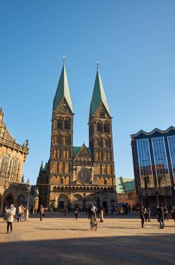 Almanya. Bremen. St. Peter's Cathedral, Bremen. 14 Şubat 2018