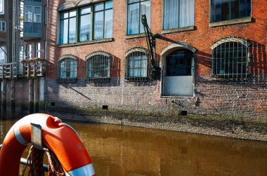 Almanya. Hamburg Hamburg'ın Cityscape. 13 Şubat 2018