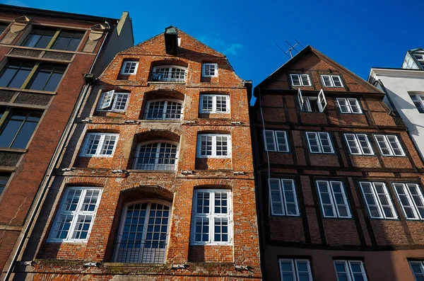 Deutschland Hamburger Stadtbild Der Mittelstadt Hamburg Februar 2018 — Stockfoto