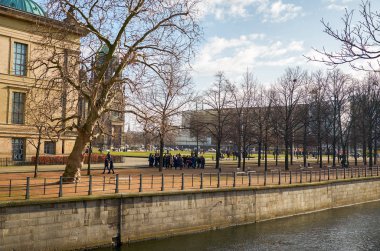 Almanya. Berlin. Berlin Spree Nehri çıkabilir. 16 Şubat 2018