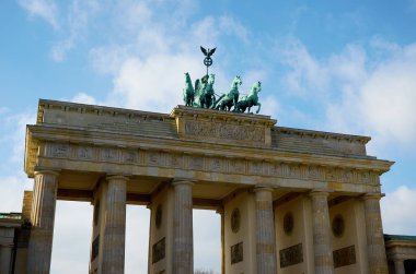 Almanya. Berlin. Berlin Brandenburg Kapısı. 16 Şubat 2018