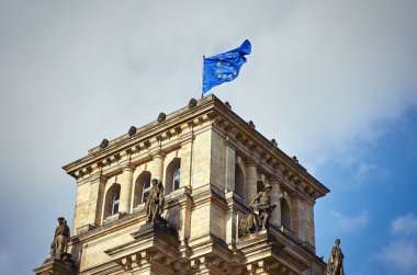 Almanya. Berlin. Reichstag Berlin'de bina. 16 Şubat 2018