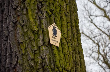 Germany. Berlin. Treptow Park in Berlin. February 17, 2018