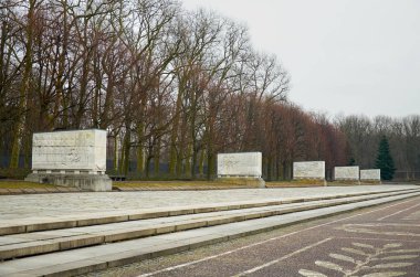 Germany. Berlin. Treptow Park in Berlin. February 17, 2018