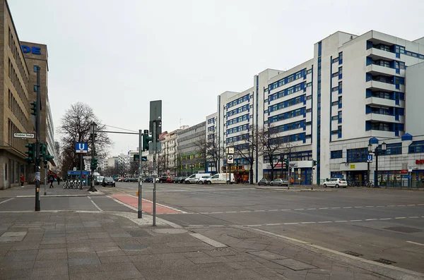 ドイツ ベルリン 都市の景観 地下鉄ビスマルクシュトラーセ ベルリンのドイツ オペラの近くの家 2018 — ストック写真