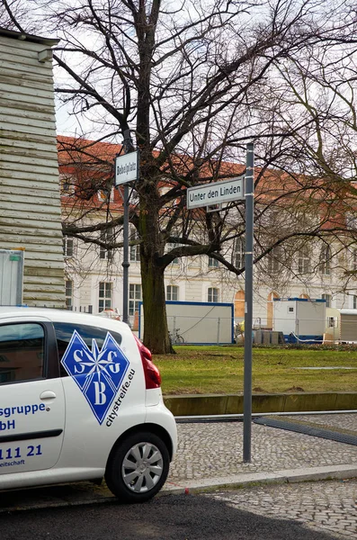 Deutschland Berlin Häuser Der Straße Unter Den Linden Berlin Februar — Stockfoto