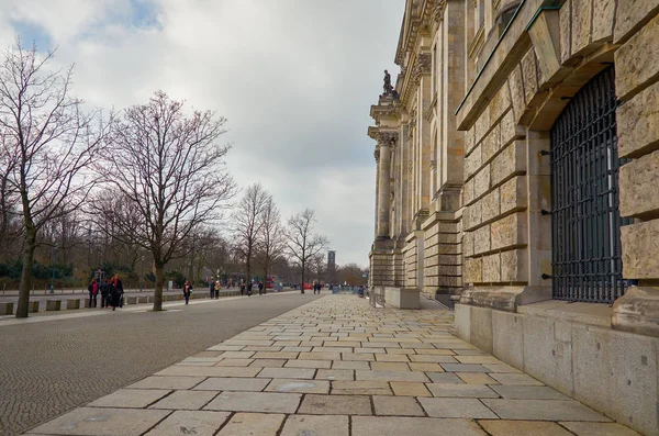 Germania Berlino Palazzo Del Reichstag Berlino Febbraio 2018 — Foto Stock