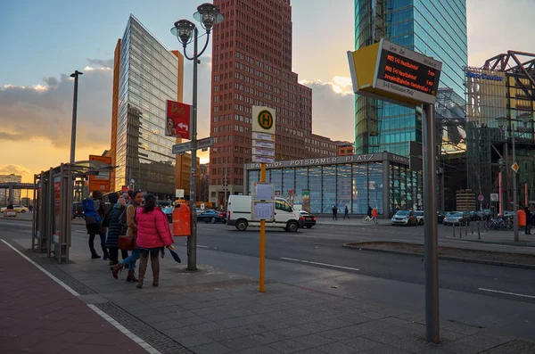 Alemania Berlín Paisaje Urbano Berlín Casas Calles Febrero 2018 — Foto de Stock