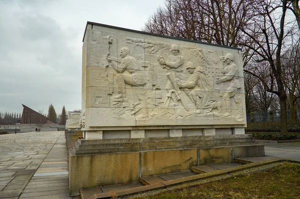 Germany Berlin Treptow Park Berlin February 2018 — Zdjęcie stockowe