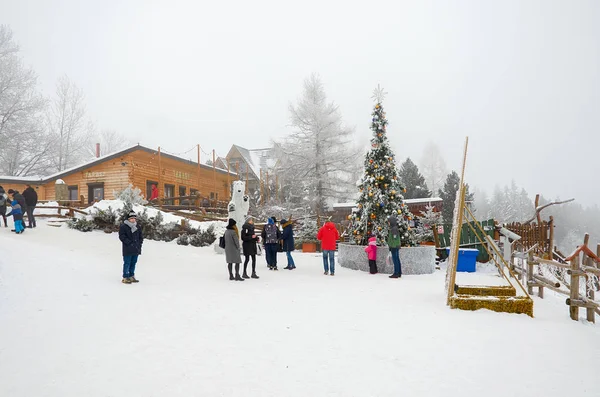 Pologne Zakopane Station Ski Zakopane Février 2018 — Photo