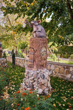 Rusya. Kamensk-Shakhtinsky Rostov bölgesi. Eski köy. Peyzaj Parkı 