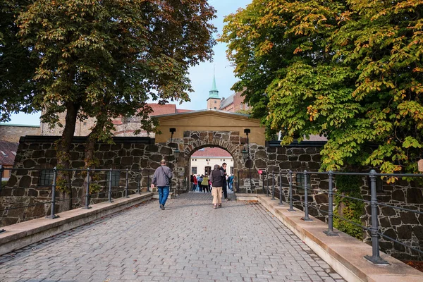 Norwegen Oslo Das Gebiet Der Akershus Festung Oslo September 2018 — Stockfoto