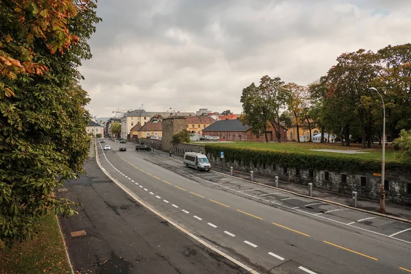 奥斯陆 奥斯陆Akershus要塞的领土 2018年9月18日 — 图库照片