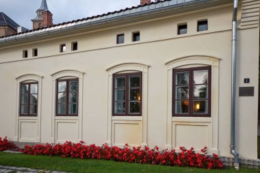 Norveç. Oslo. Oslo 'daki Akershus Kalesi' nin bölgesi. 18 Eylül 2018