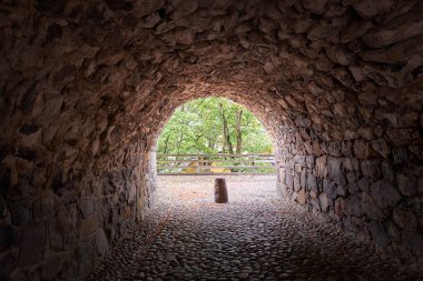 Finlandiya. Helsinki. Helsinki 'deki Sveaborg kalesinin bölgesi. 16 Eylül 2018