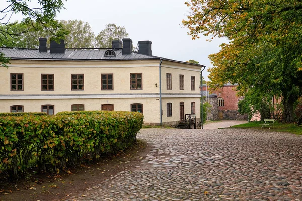 Finsko Helsinky Území Pevnosti Sveaborg Helsinkách Září 2018 — Stock fotografie