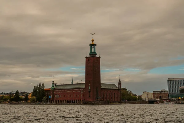 Suède Stockholm Hôtel Ville Stockholm Symbole Capitale Suédoise Septembre 2018 — Photo