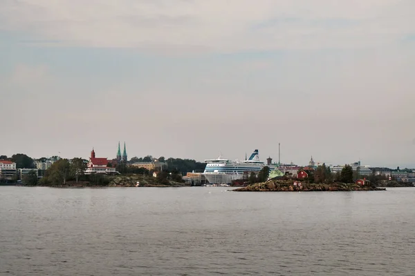 Finlande Helsinki Grand Ferry Jetée Helsinki Septembre 2018 — Photo