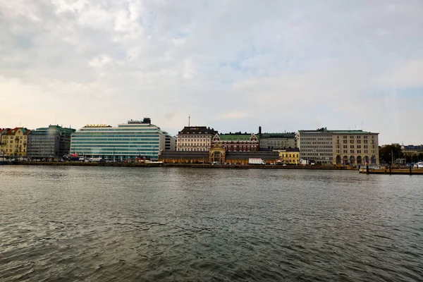 Finsko Helsinky Domy Ulice Helsinek Městská Podzimní Krajina Září 2018 — Stock fotografie