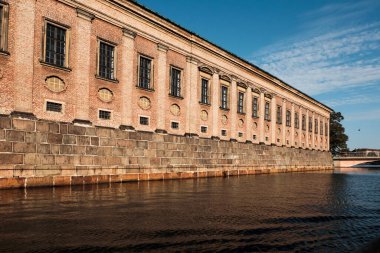 Danimarka. Kopenhag 'da. Kopenhag 'ın evleri ve sokakları. Şehrin sonbahar manzarası. 19 Eylül 2018