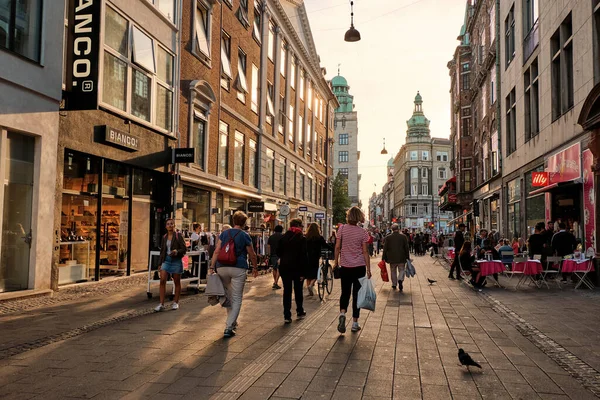 Denmark Copenhagen Houses Streets Copenhagen City Autumn Landscape September 2018 — Stock Photo, Image