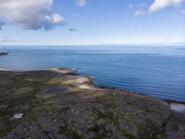 Widok na ocean z drona — Zdjęcie stockowe