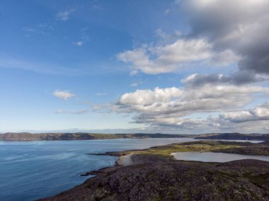 Drone 'dan okyanus manzarası