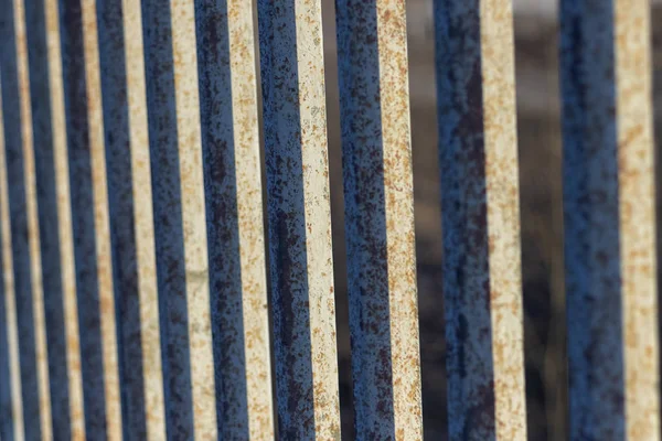 Closeup of steel rod,steel bar,rusty iron wire — Stock Photo, Image