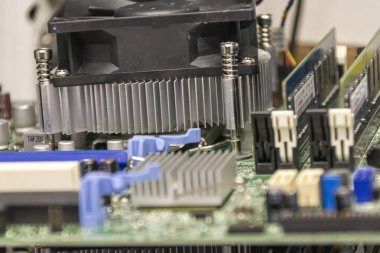 izole tipik yeni Pc bilgisayar anakart (soket 1151)-