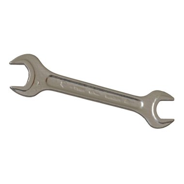 Gümüş rengi çift yönlü metal anahtar beyaz arka planda izole edilmiş. Yüksek çözünürlükte mükemmel kalitede 3D görüntüleme