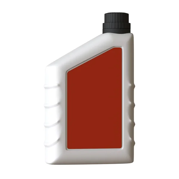 Beyaz arka planda yağlı yağ şişesi. Yüksek çözünürlüklü 3D tasarım. Büyütülebilir ve arka plan ya da doku olarak kullanılabilir.. — Stok fotoğraf