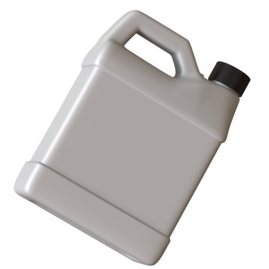 Beyaz arka planda yağlı yağ şişesi. Yüksek çözünürlüklü 3D tasarım. Büyütülebilir ve arka plan ya da doku olarak kullanılabilir..